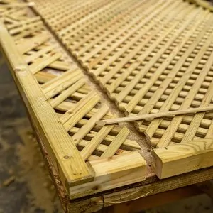 Wooden Trellis Frame 4.5 x 4.5cm – Groove 25mm – Length 210cm