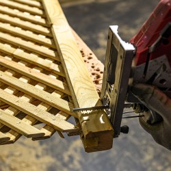 Ξύλινο Πλαίσιο Καφασωτού 4,5 x 4,5εκ. – Αυλάκι 16mm – Μήκος 255εκ.