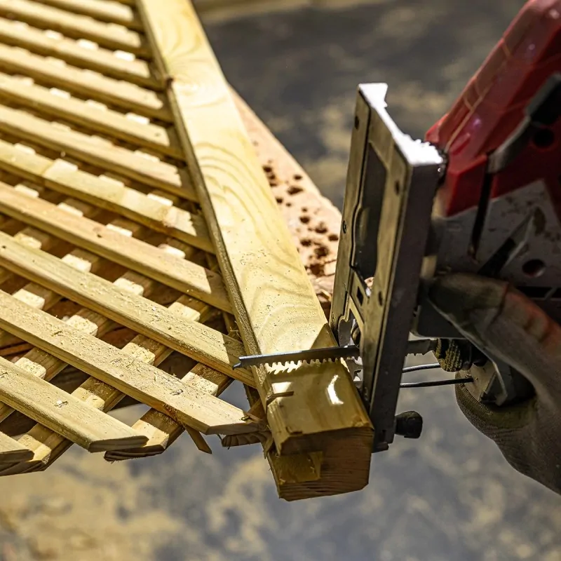 Ξύλινο Πλαίσιο Καφασωτού 4,5 x 4,5εκ. – Αυλάκι 16mm – Μήκος 510εκ.