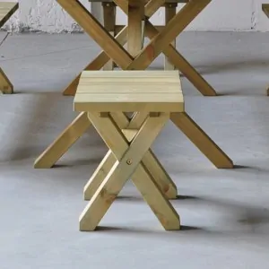 Ξύλινο Σκαμπό Βικτώρια 55 x 35εκ.