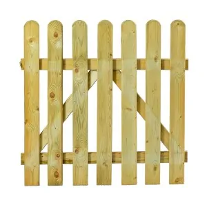 Wooden Fence Gate PREMIUM 100x100cm