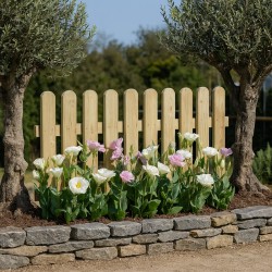 Wooden Garden Fence PREMIUM 80x180cm