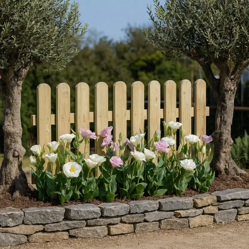 Wooden Garden Fence PREMIUM 80x180cm