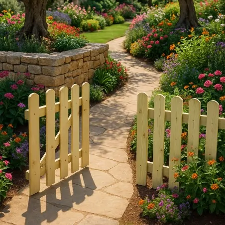 Wooden Fence Gate PREMIUM 80x100cm