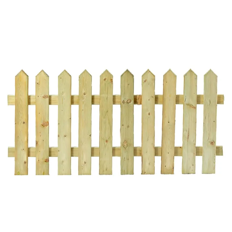 Wooden Garden Fence Pyramid 75x150cm