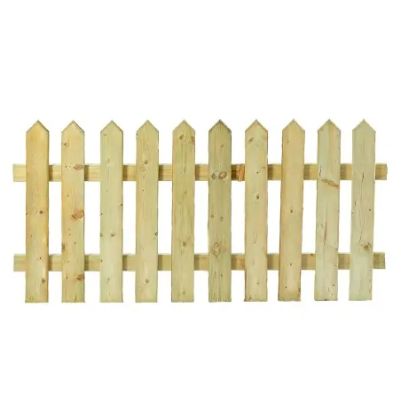 Wooden Garden Fence Pyramid 75x150cm