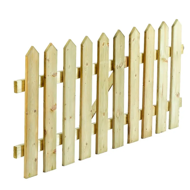 Wooden Garden Fence Pyramid 75x150cm