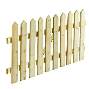 Wooden Garden Fence Pyramid 75x150cm