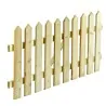Wooden Garden Fence Pyramid 75x150cm