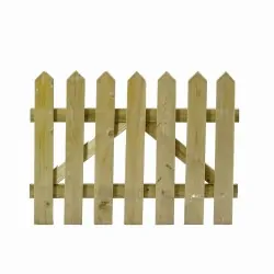 Wooden Fence Gate Pyramid 75x100cm