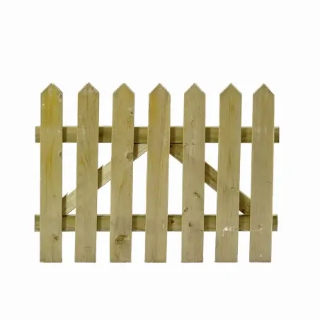 Wooden Fence Gate Pyramid 75x100cm
