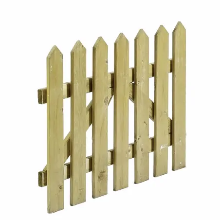 Wooden Fence Gate Pyramid 75x100cm