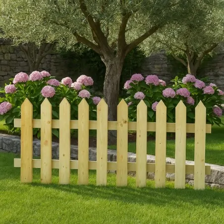 Wooden Garden Fence Pyramid 75x150cm