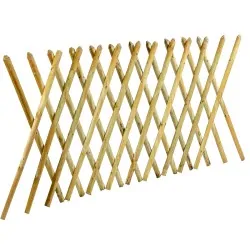 Wooden Expandable Fence 100x250cm