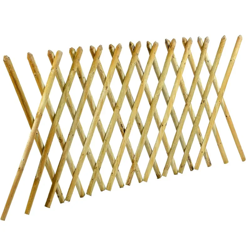Wooden Expandable Fence 100x250cm