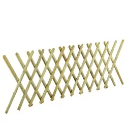 Wooden Expandable Fence 80x250cm