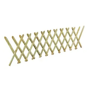 Wooden Expandable Fence 60x250cm