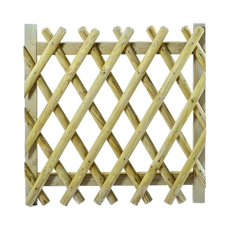 Wooden Expandable Fence Gate 80x100cm