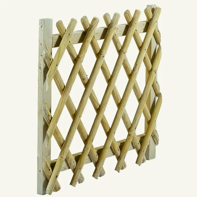 Wooden Expandable Fence Gate 100x100cm