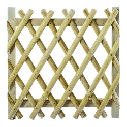 Wooden Expandable Fence Gate 100x100cm