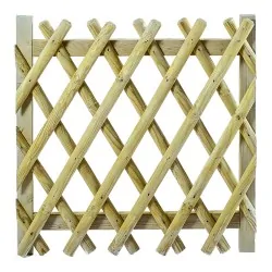 Wooden Expandable Fence Gate 100x100cm