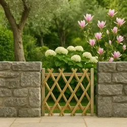 Wooden Expandable Fence Gate 80x100cm