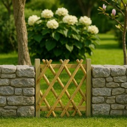 Wooden Expandable Fence Gate 60x100cm