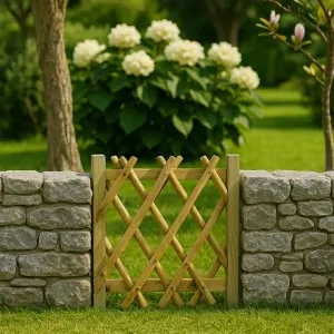 Wooden Expandable Fence Gate 60x100cm