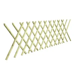 Wooden Expandable Fence PREMIUM 80x250cm