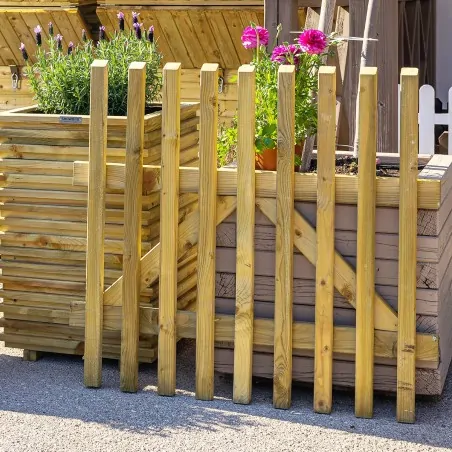 Wooden Picket Fence Gate 90x100cm