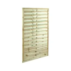 Wooden Wavy Fence Panel 180 x 120cm
