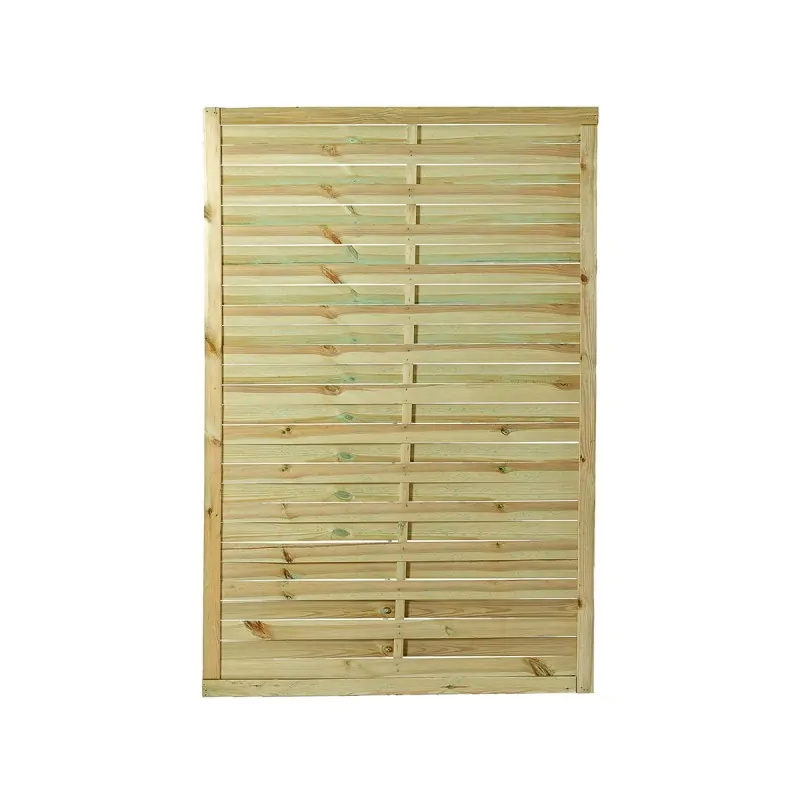 Wooden Wavy Fence Panel 180 x 120cm