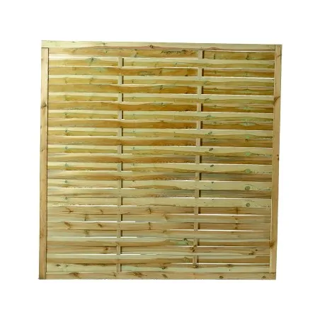 Wooden Wavy Fence Panel 180 x 180cm