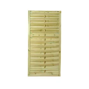 Wooden Wavy Fence Panel 180 x 90cm
