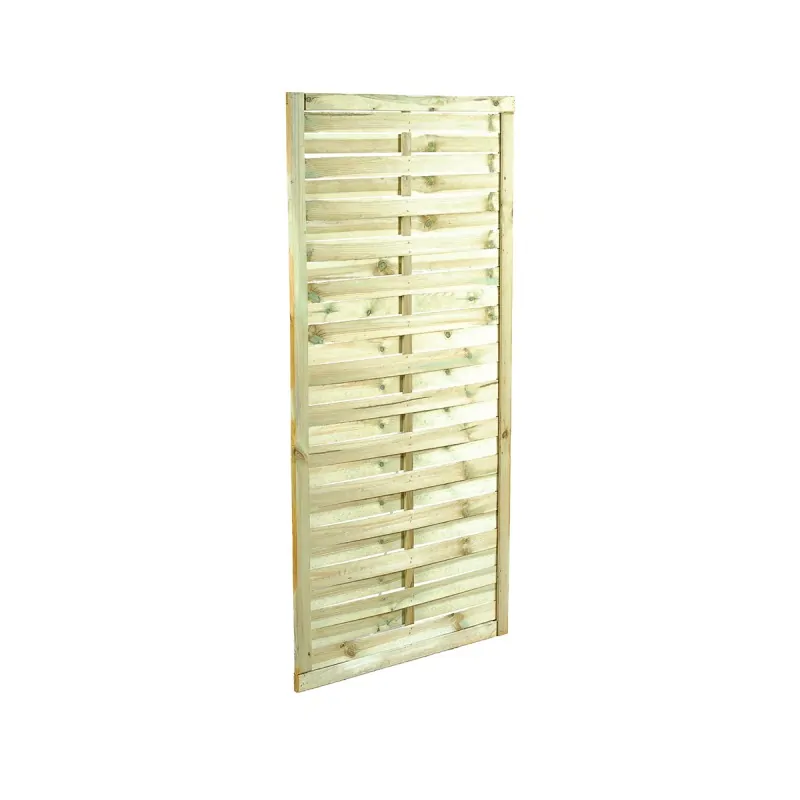 Wooden Wavy Fence Panel 180 x 90cm