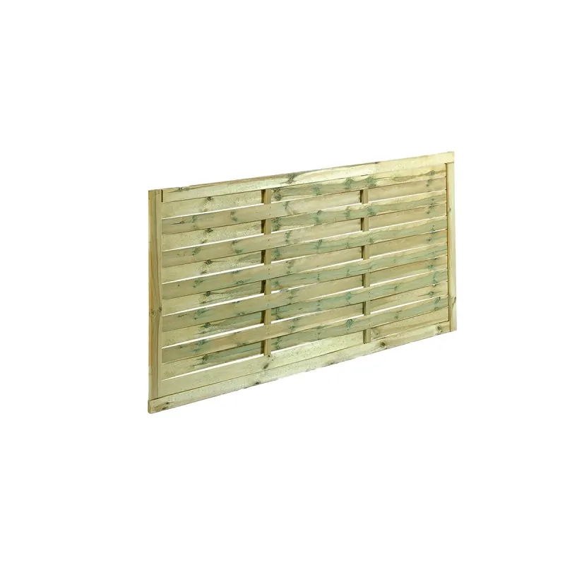 Wooden Wavy Fence Panel 90 x 180cm