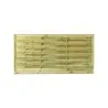 Wooden Wavy Fence Panel 90 x 180cm