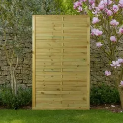 Wooden Wavy Fence Panel 180 x 120cm