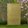 Wooden Wavy Fence Panel 180 x 120cm