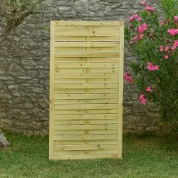 Wooden Wavy Fence Panel 180 x 90cm