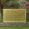 Wooden Wavy Fence Panel 120 x 180cm