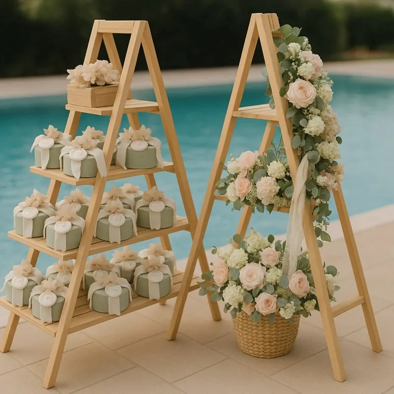 Wooden Shelf - Garden Ladder