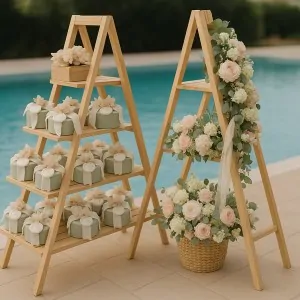 Wooden Shelf - Garden Ladder