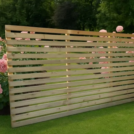Wooden Fence Divider Panel Armonia 90 x 180 cm