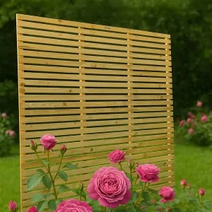 Wooden Fence Divider Panel Armonia 180 x 180 cm