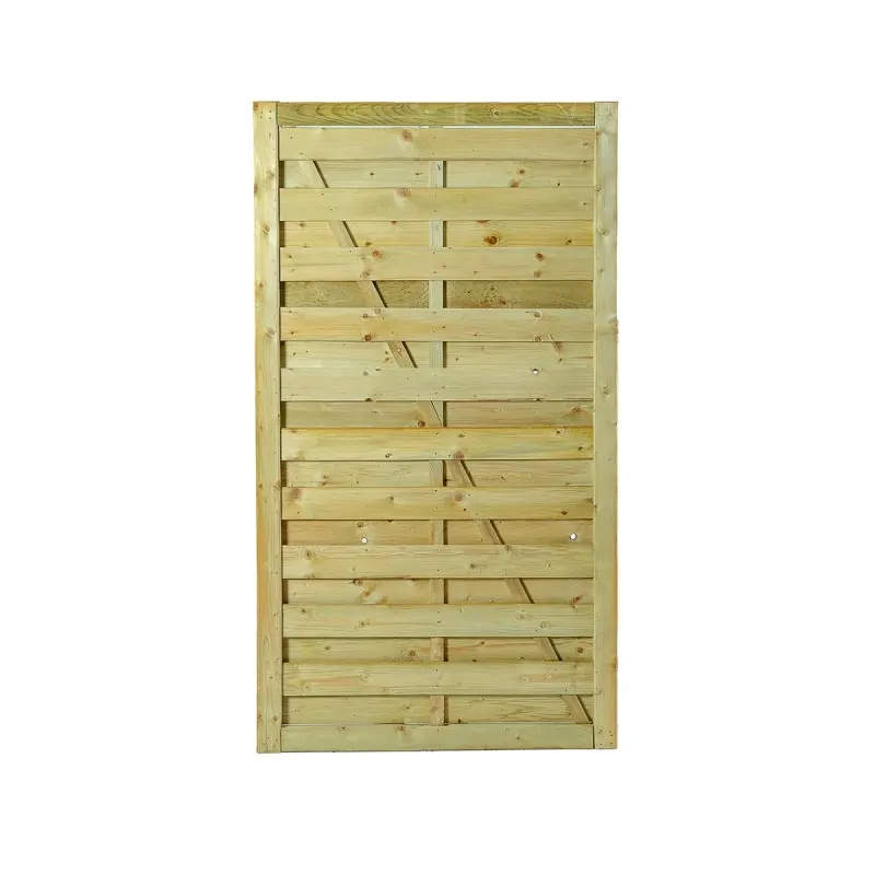 Wooden Garden Gate Heavy Duty Panel 180x100cm