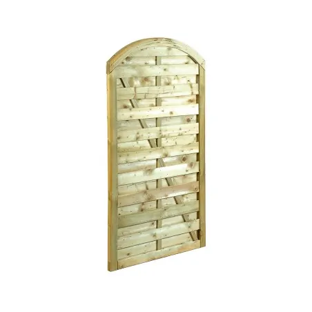 Wooden Garden Gate Closed Arch Panel 180x100cm