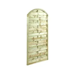 Wooden Garden Fence Panel Closed Arch 180x90cm