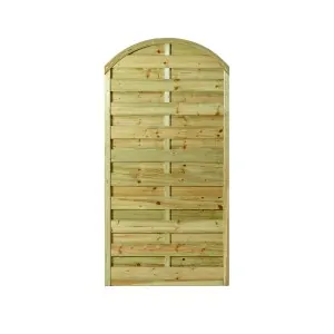 Ξύλινο Διαχωριστικό Κήπου Πάνελ Κλειστό Αψίδα 180x90εκ.