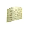 Wooden Garden Fence Panel Closed Arch 120x180cm